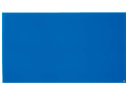 nobo Tableau en verre Impression Pro Widescreen, 85', bleu