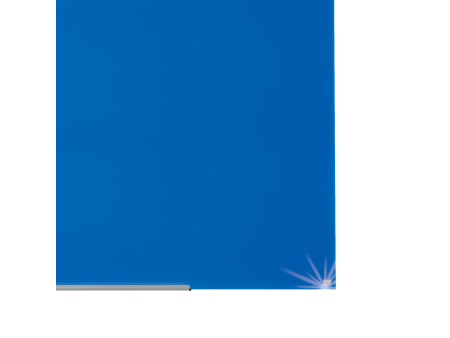 nobo Tableau en verre Impression Pro Widescreen, 85', bleu