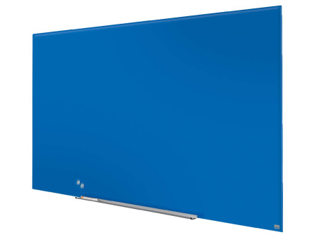 nobo Tableau en verre Impression Pro Widescreen, 85', bleu