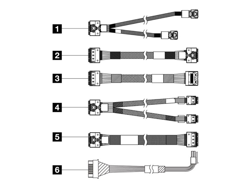 LENOVO ISG ThinkSystem SR650 Cable Kit