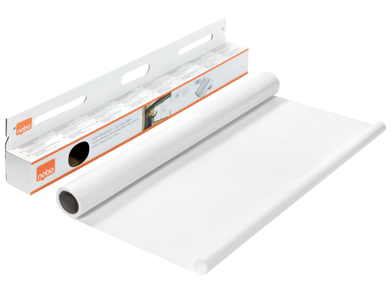 nobo Rouleau tableau blanc Instant, 600 x 800 mm, uni, blanc