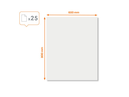 nobo Rouleau tableau blanc Instant, 600 x 800 mm, uni, blanc