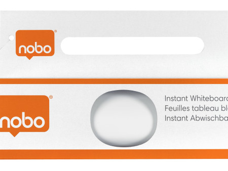 nobo Rouleau tableau blanc Instant, 600 x 800 mm, uni, blanc