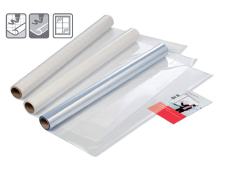 nobo Rouleau tableau blanc Instant, 600 x 800 mm,transparent