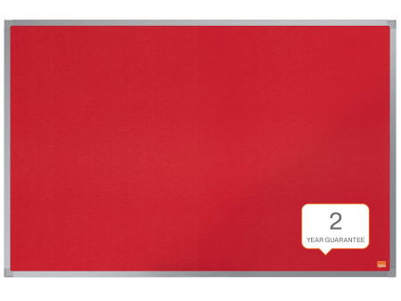 nobo Tableau d'affichage Essence, (L)900 x (H)650 mm, rouge