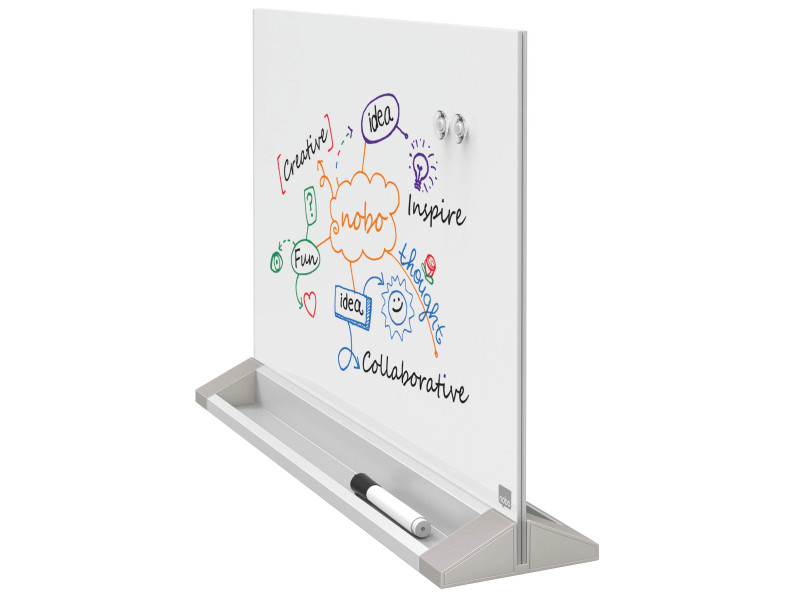 nobo Tableau blanc de bureau, (L)600 x (H)450 mm, blanc