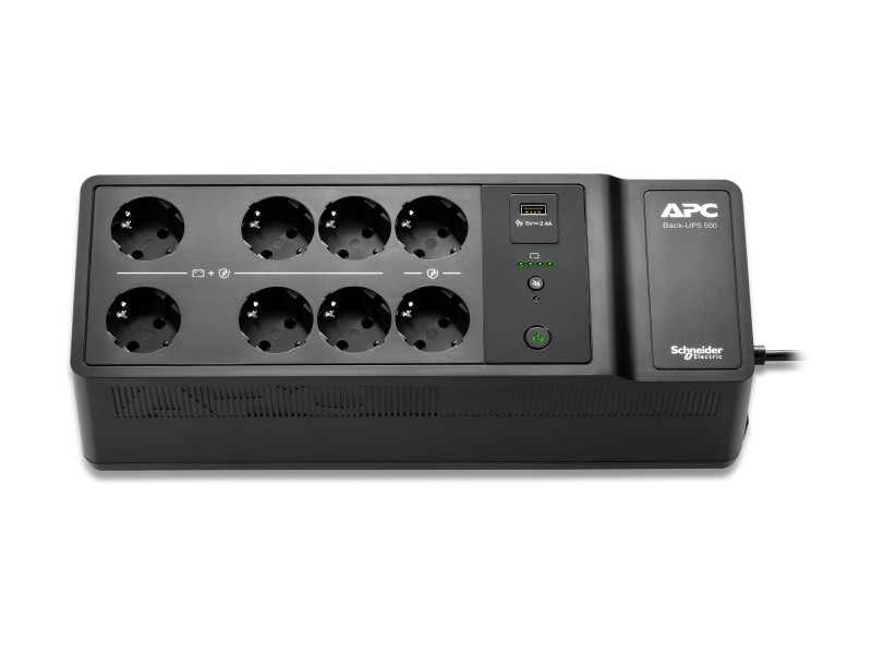 APC Back-UPS 500VA 8 schuko outlets
