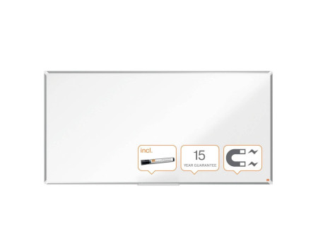 nobo Tableau blanc mural Premium Plus acier, (L)1.800 x