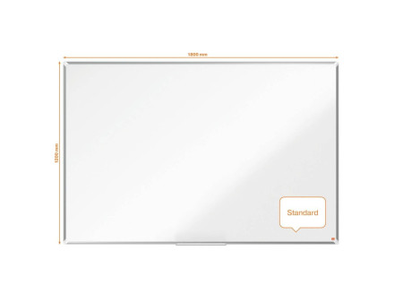 nobo Tableau blanc mural Premium Plus acier, (L)1.800 x