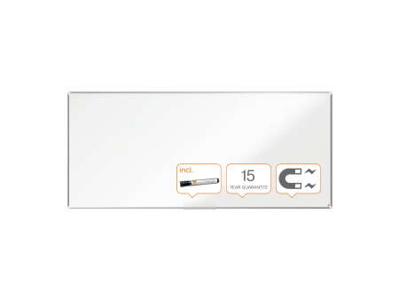 nobo Tableau blanc mural Premium Plus acier, (L)2.700 x