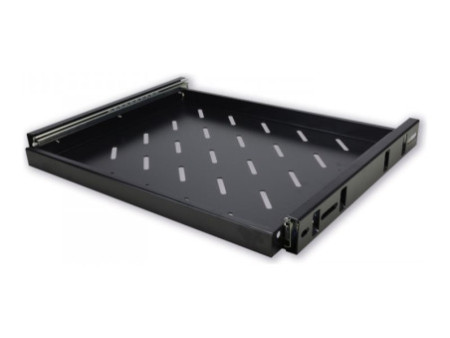 MCL 19p 1U black sliding tray for rac