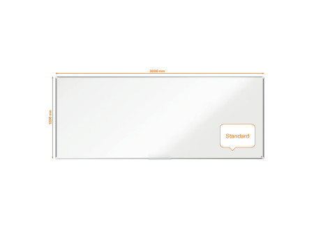 nobo Tableau blanc mural Premium Plus acier, (L)3.000 x