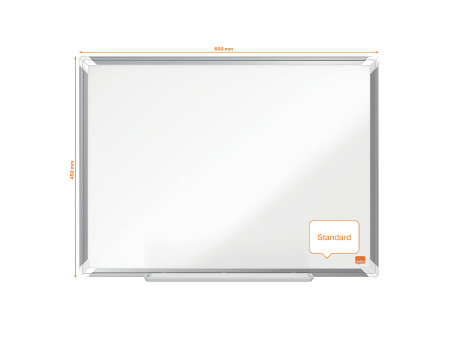 nobo Tableau blanc mural Premium Plus Melamin, (L)600 x