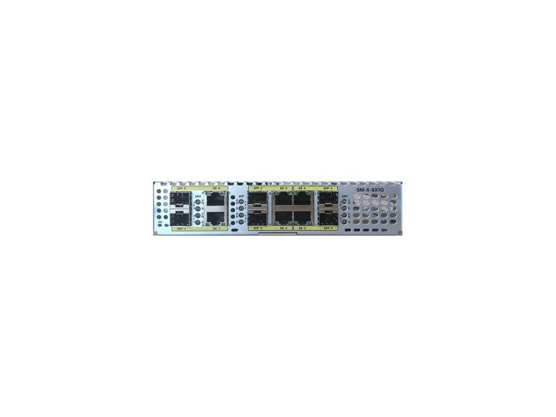 CISCO SM-X module with 6-port dual-mod