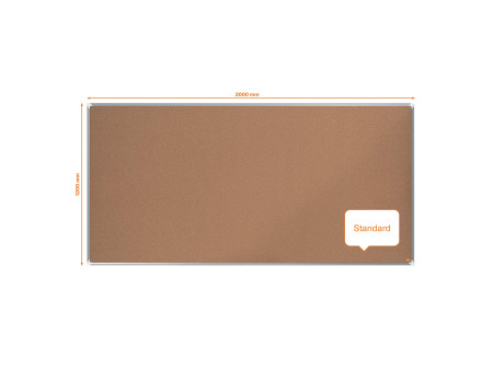 nobo Tableau d'affichage Premium Plus, (L)2000 x (H)1000 mm