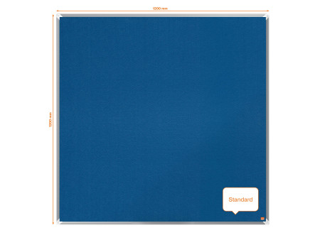 nobo Tableau d'affichage en feutre Premium Plus, bleu