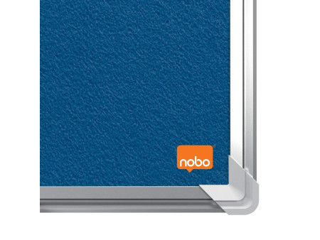 nobo Tableau d'affichage en feutre Premium Plus, bleu