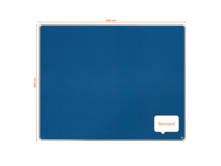 nobo Tableau d'affichage en feutre Premium Plus, bleu