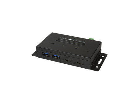 LogiLink Hub combo industriel USB 3.2 (Gen2), 4 ports, noir