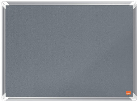 nobo Tableau d'affichage en feutre Premium Plus, gris