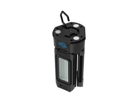 ANSMANN Projecteur LED rechargeable Triohead 7000R, trépied