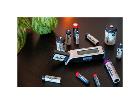 ANSMANN Testeur de piles Comfort Check, écran LCD