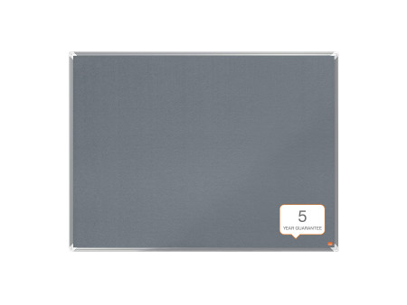 nobo Tableau d'affichage en feutre Premium Plus, gris