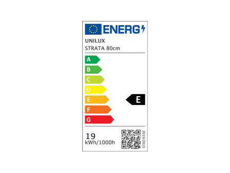 UNiLUX Lampe de bureau à LED STRATA 80, pince, noir