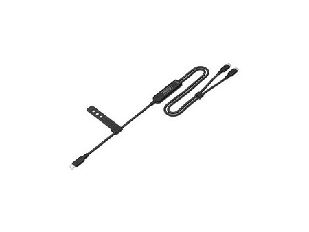DIGITUS Câble de charge USB-C 2 en 1, 140 W, 1,8 m, noir