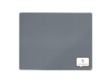 nobo Tableau d'affichage en feutre Premium Plus, gris