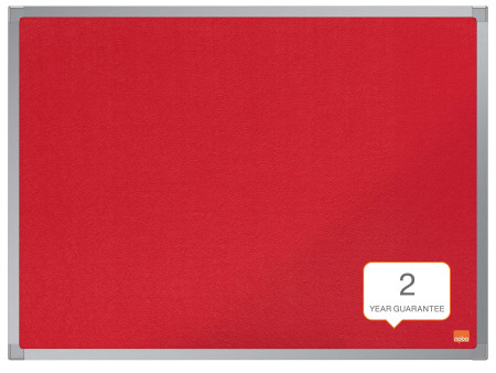 nobo Tableau d'affichage Essence, (L)600 x (H)450 mm, rouge