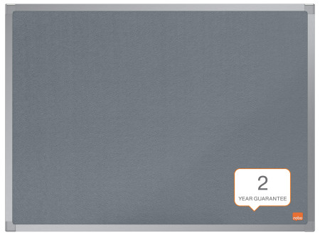 nobo Tableau d'affichage Essence, (L)600 x (H)450 mm, gris