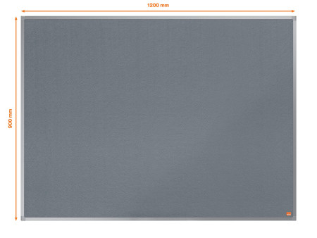 nobo Tableau d'affichage Essence, (L)1200 x (H)900 mm, gris