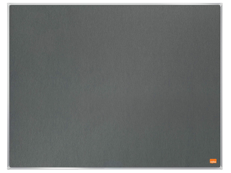 nobo Tableau d'affichage en feutre Impression Pro, gris