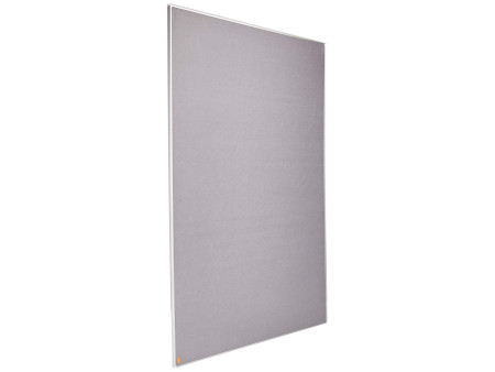 nobo Tableau d'affichage en feutre Impression Pro, gris