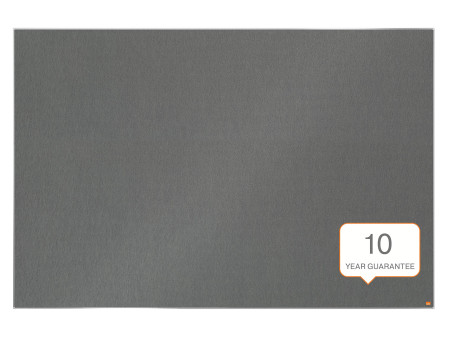 nobo Tableau d'affichage en feutre Impression Pro, gris