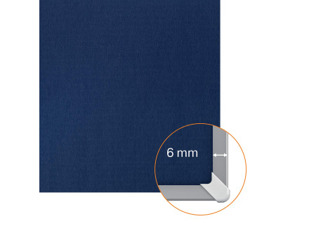 nobo Tableau d'affichage en feutre Impression Pro, bleu
