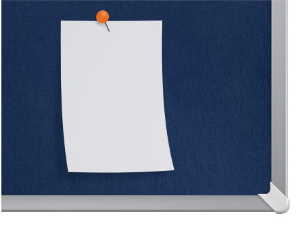 nobo Tableau d'affichage en feutre Impression Pro, bleu