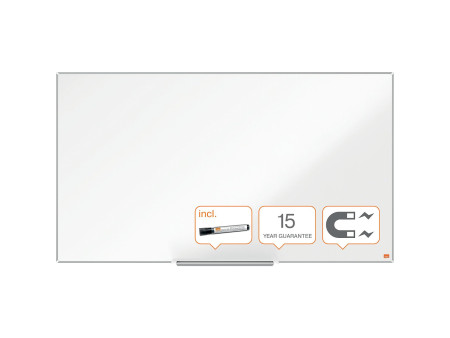 nobo Tableau blanc mural Impression Pro Stahl Widescreen,55'