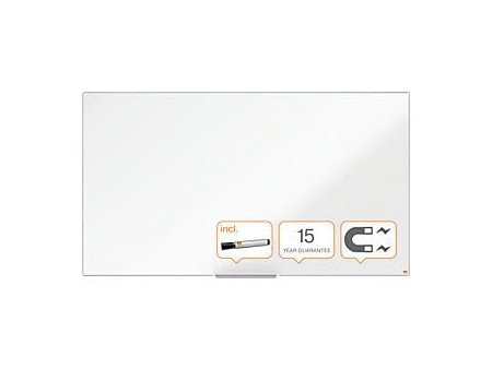 nobo Tableau blanc mural Impression Pro Stahl Widescreen,85'