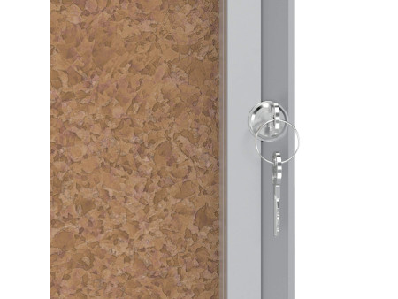 nobo Vitrine d'affichage en liège Premium Plus, 8 x A4