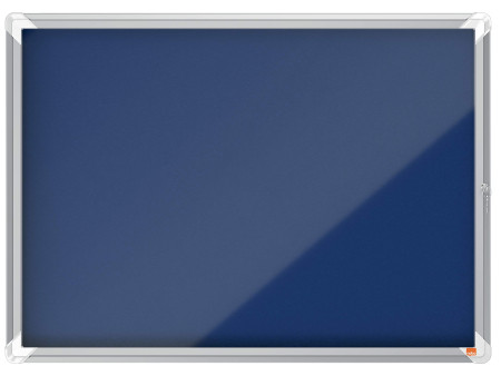 nobo Vitrine d'affichage Premium Plus, feutre, 8x A4, bleu
