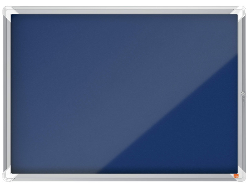 nobo Vitrine d'affichage Premium Plus, feutre, 8x A4, bleu