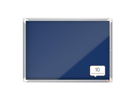 nobo Vitrine d'affichage Premium Plus, feutre, 8x A4, bleu