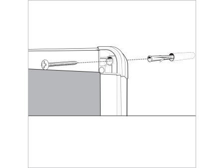 nobo Vitrine d'affichage Premium Plus, feutre, 8x A4, bleu