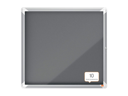 nobo Vitrine d'affichage Premium Plus, feutre, 6x A4, gris