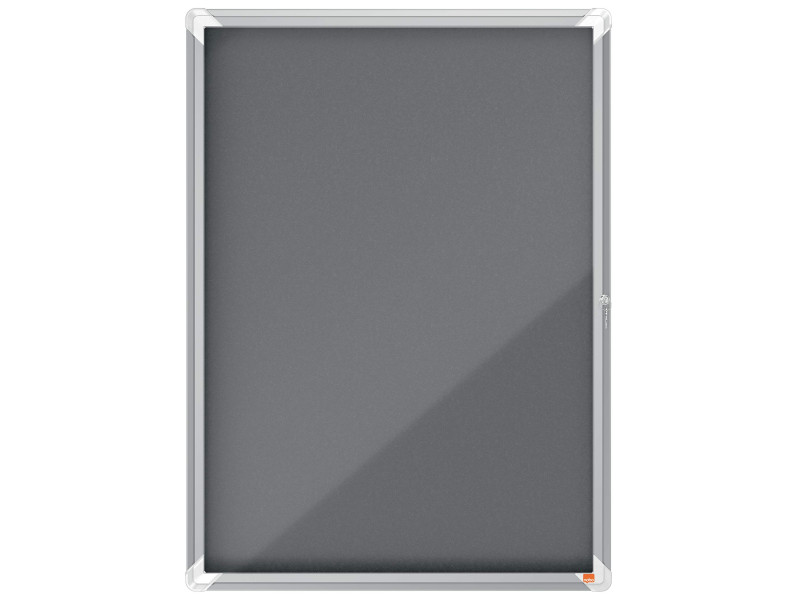 nobo Vitrine d'affichage Premium Plus, feutre, 9x A4, gris