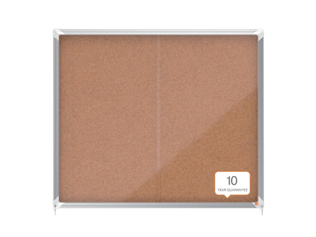 nobo Vitrine d'affichage Premium Plus, fond en liège, 15x A4