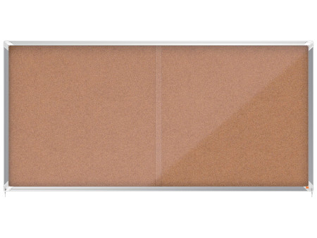 nobo Vitrine d'affichage Premium Plus, fond en liège, 27x A4