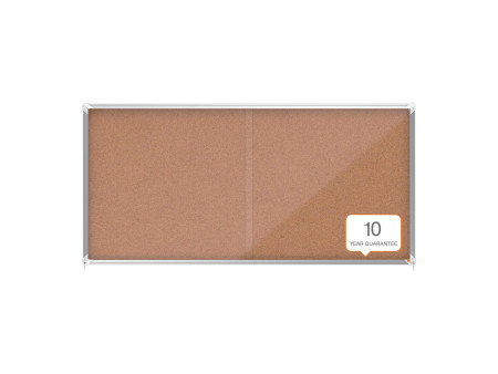 nobo Vitrine d'affichage Premium Plus, fond en liège, 27x A4